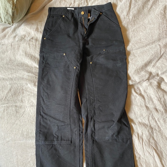 RARE SIZE 28 Carhartt Duck Double Front Pant - Picture 1 of 4